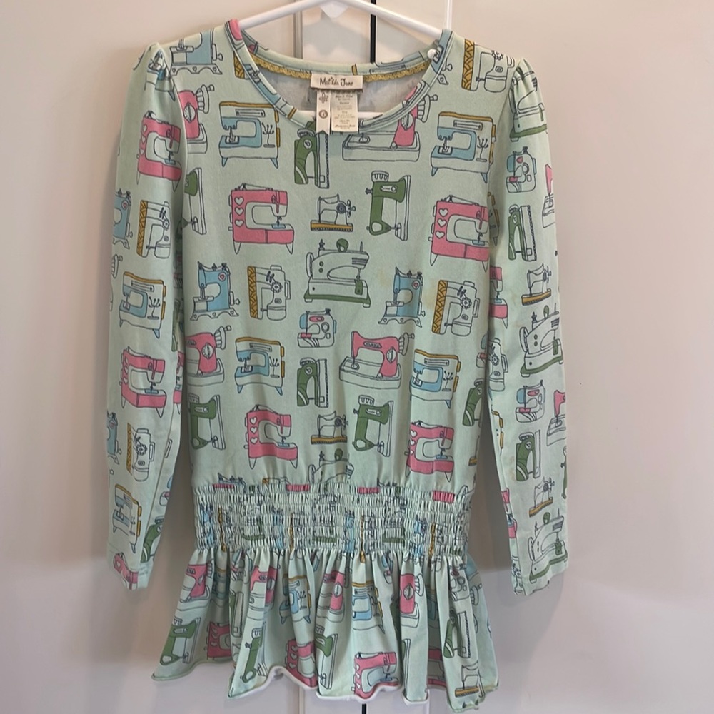 EUC Matilda Jane sewing machine top; size 6